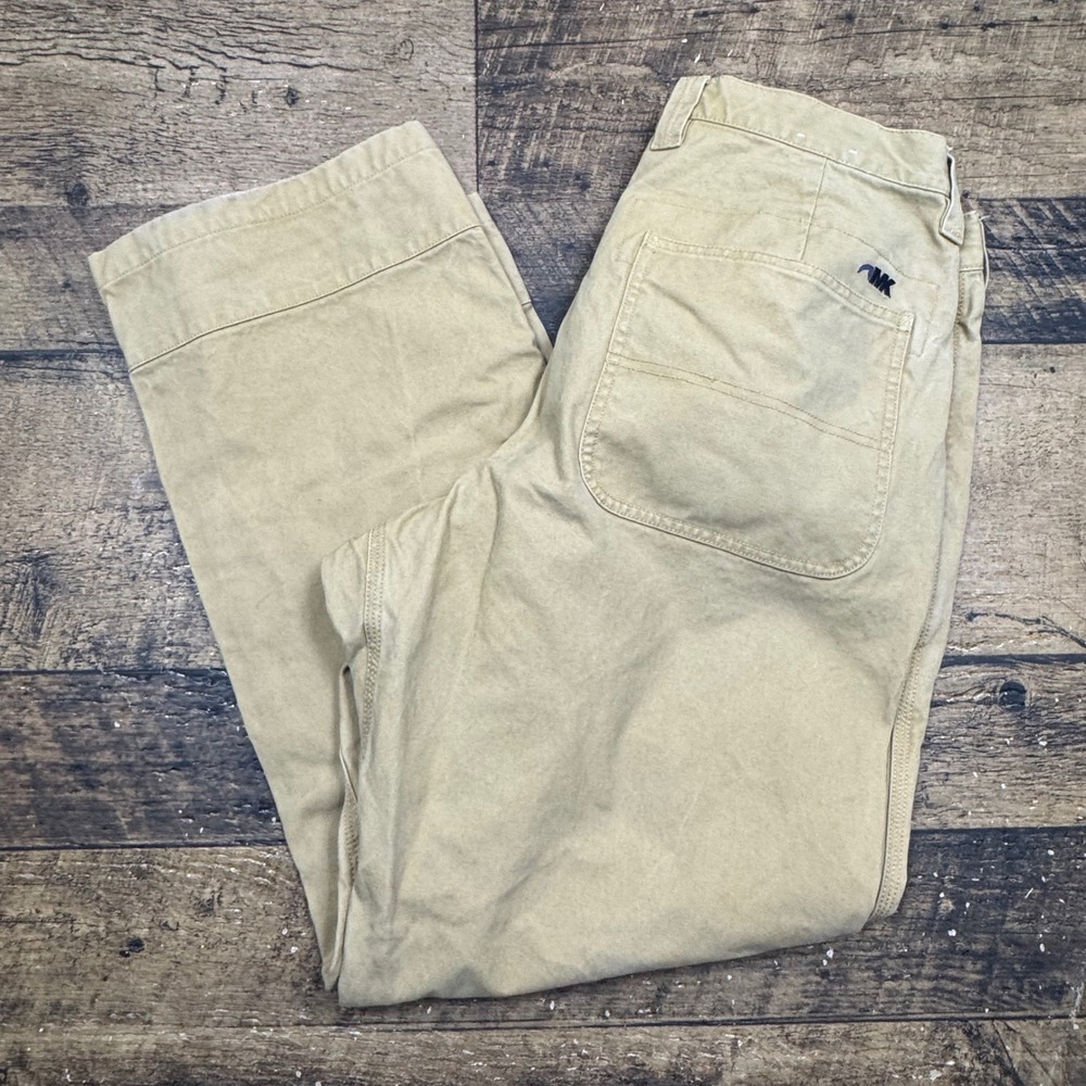 Mountain Khakis Original Mountain Relaxed Fit Pant Khaki Cotton Size 36